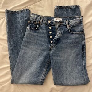 ZARA women’s blue jeans